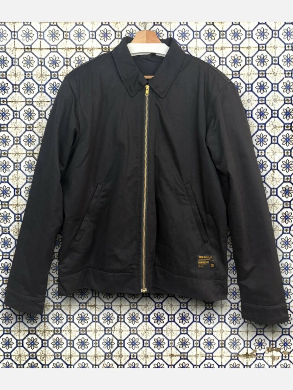Akin Moto Wrench Motorcycle Jacket Medium Kevlar Lined Black NWOT